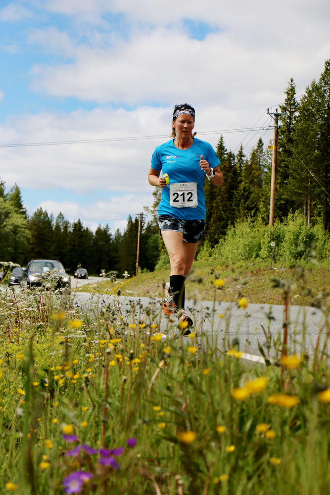 Inger-Lise Aamot løper St. Olavsloppet